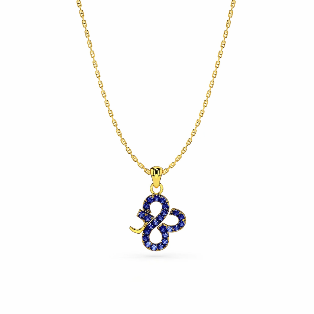 MINI MIRACLE NECKLACE - Blue Sapphire
