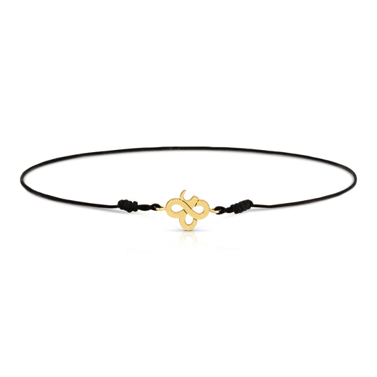 MINI MIRACLE CORD BRACELET - Yellow Gold