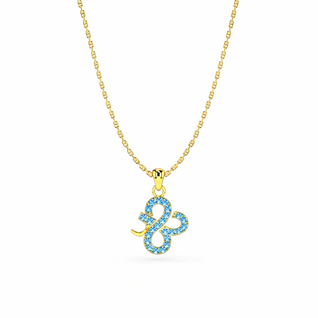 MINI MIRACLE NECKLACE - Blue Topaz