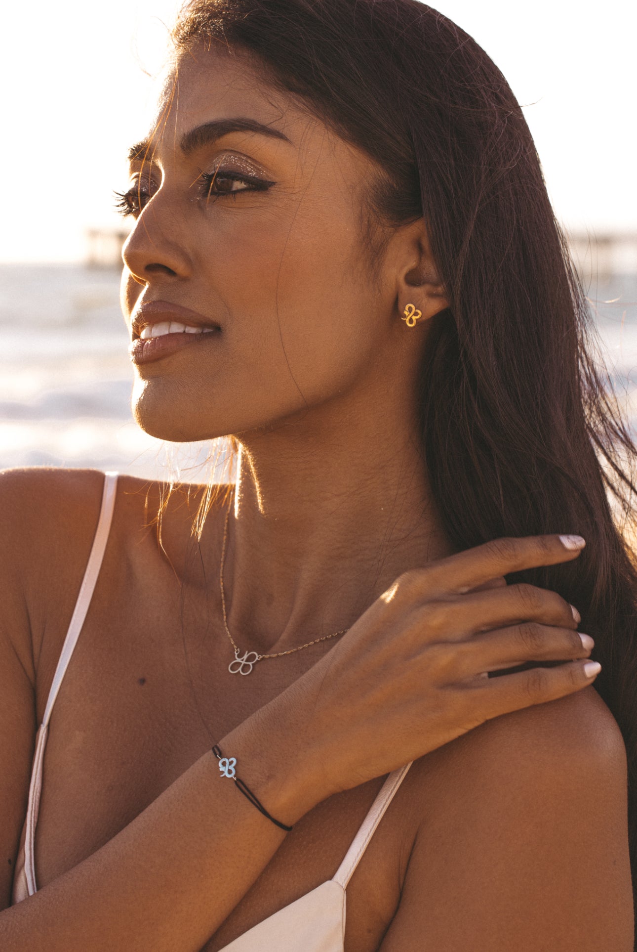 MINI MIRACLE CORD BRACELET - White Gold