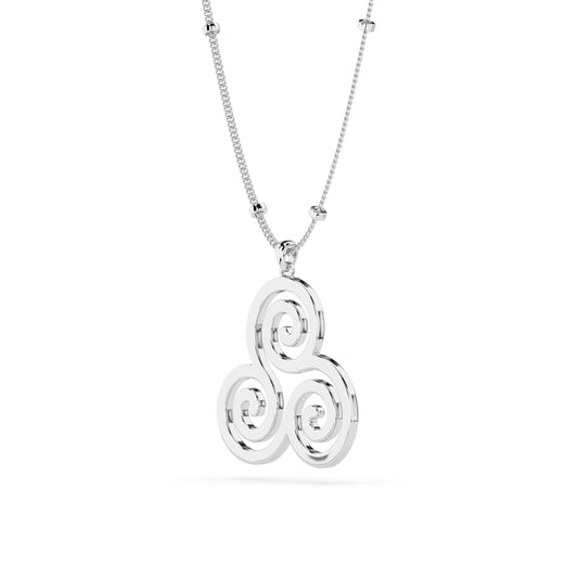 MAXI TRINITY FLOW - Sterling Silver