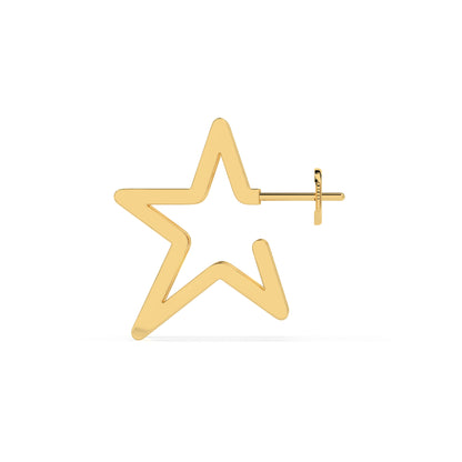 MAXI NORTH STAR EARRINGS GOLD
