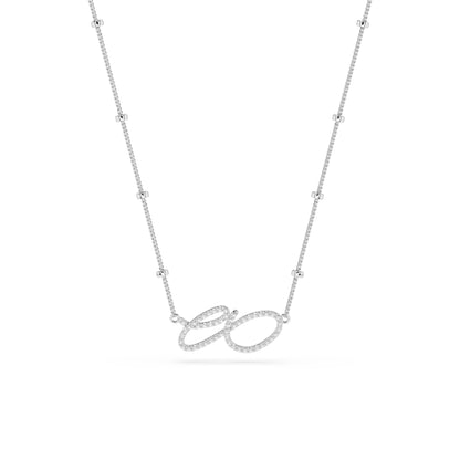 FLUX ÉTERNEL NECKLACE - Pave Diamond