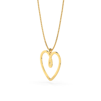 MAXI ONE HEART GOLD - Elodie Attias Paris
