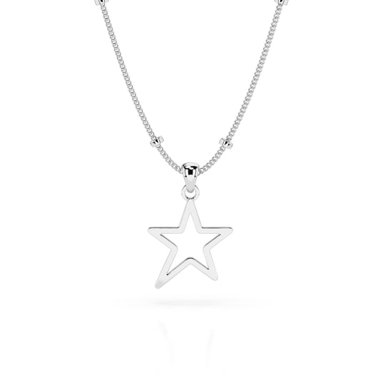 MAXI NORTH STAR - Sterling Silver