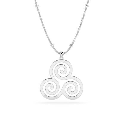 MAXI TRINITY FLOW - Sterling Silver