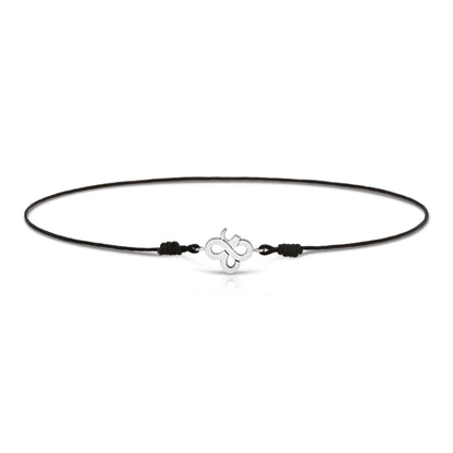 MINI MIRACLE CORD BRACELET - White Gold