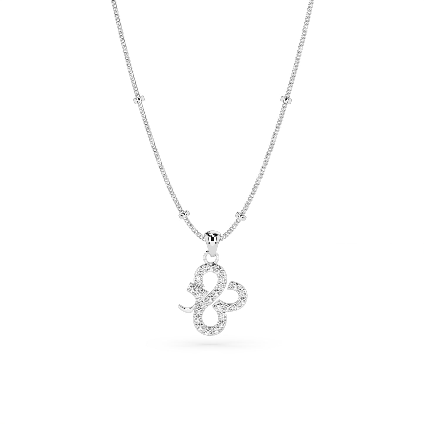 MIRACLE MINI NECKLACE - Pave Diamond