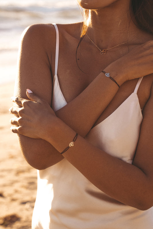 MINI MIRACLE CORD BRACELET - Sterling Silver - Elodie Attias Paris