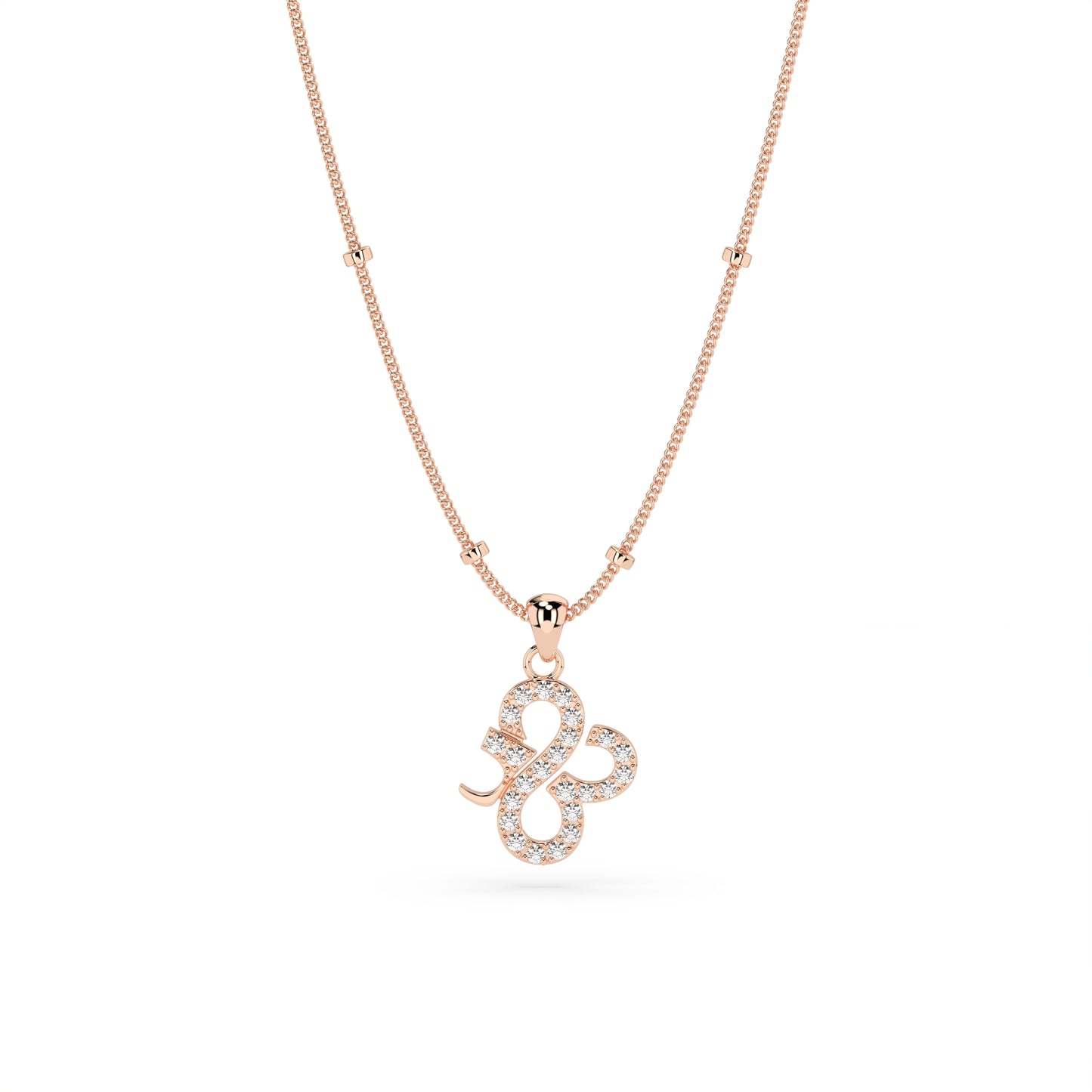 MIRACLE MINI NECKLACE - Pave Diamond